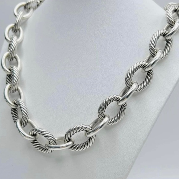 David Yurman Oval Link Chain Necklace - Picture 3 of 9
